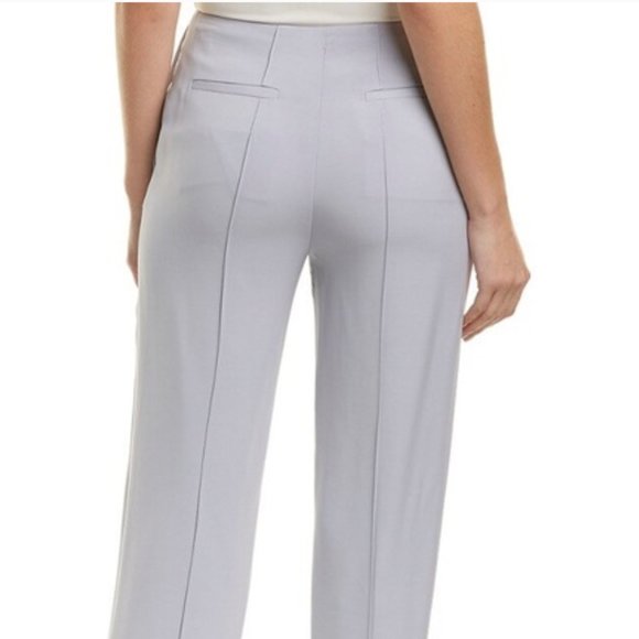 DVF Pleat Front Pant in Smoke - Picture 1 of 2